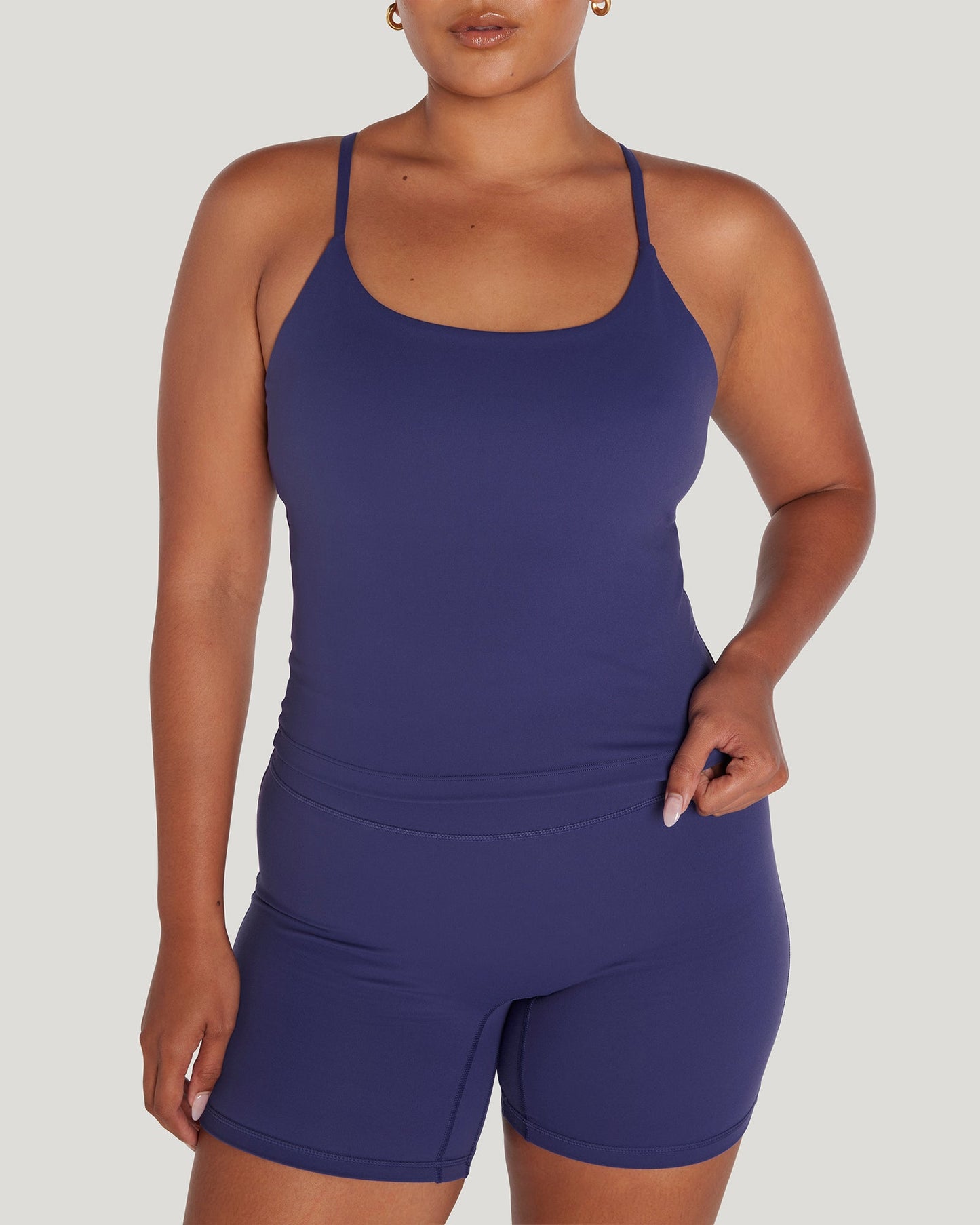MOTION THIN STRAP TOP - HAZE