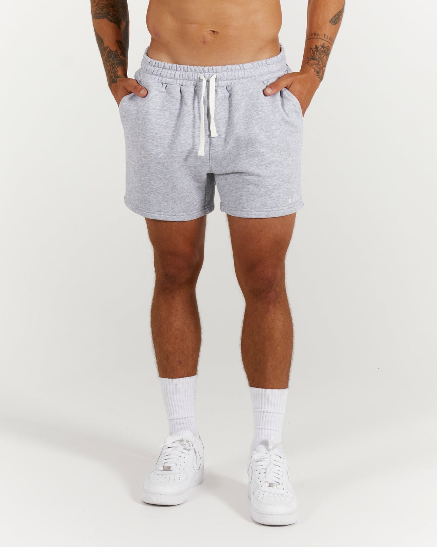 CASUAL SHORTS 5" - GREY MARL